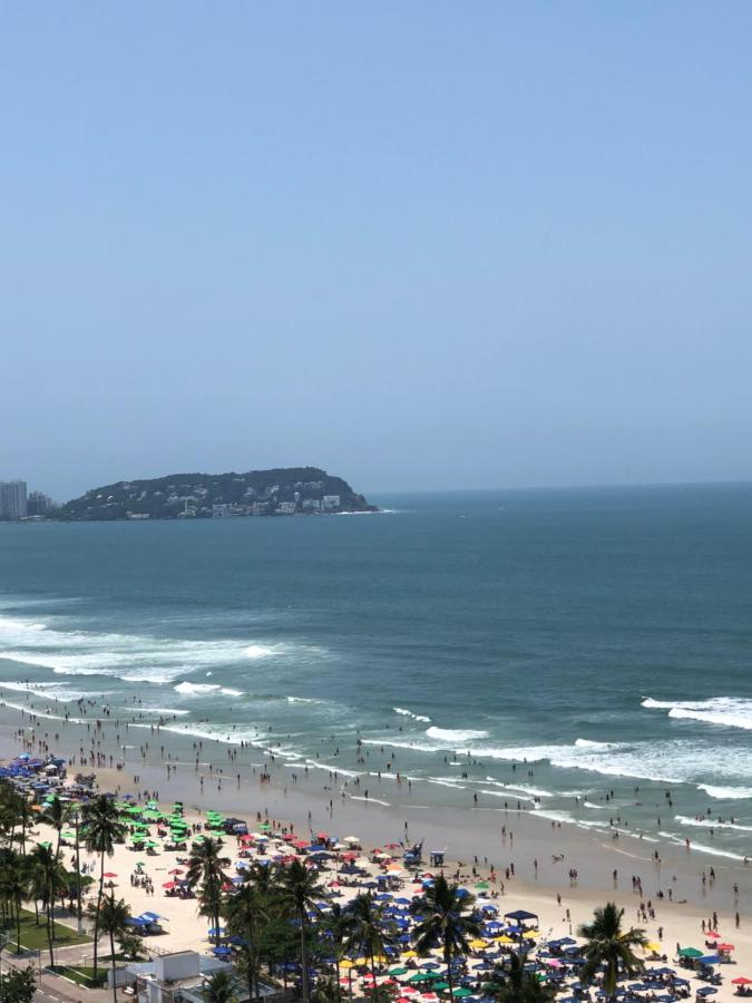Pe Na Areia - Sol E Mar Enseada Leilighet Guarujá Eksteriør bilde